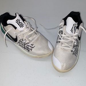 Little boys, Kyrie Nike high top shoes, size 3.5